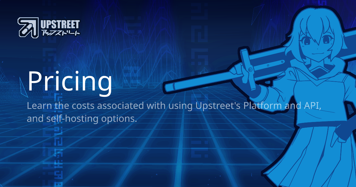 Pricing - Upstreet Documentation
